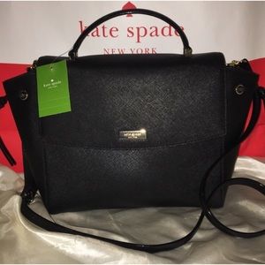 NWT Kate Spade Black Lauren Way Bag